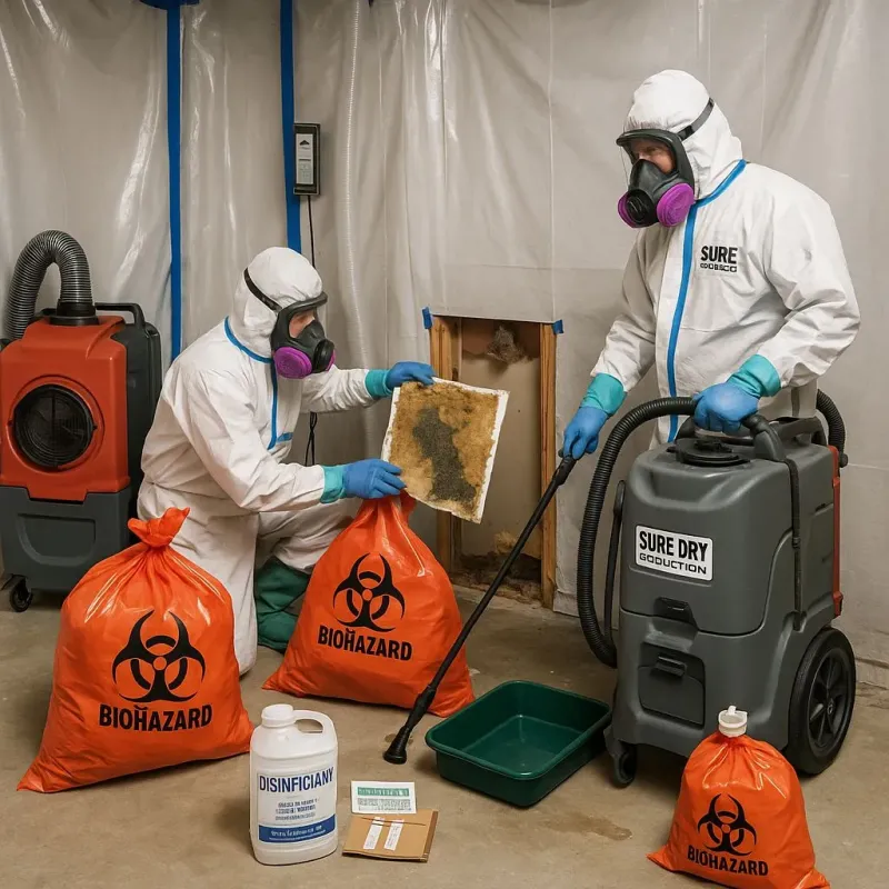 Contaminated Water Handling Protocols process in Harper County, KS